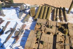 الجيش يحبط محاولة ادخال كمية معتبرة من الاسلحة و الذخيرة في برج باجي مختار