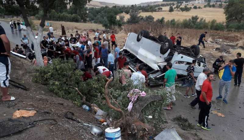 حصيلة جديدة:  قتيل و31 جريح في إنقلاب حافلة بقسنطينة