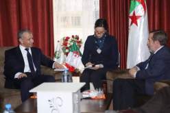 بالصور .. بن ڨرينة يستقبل السفير الإسباني بمقر مداومته