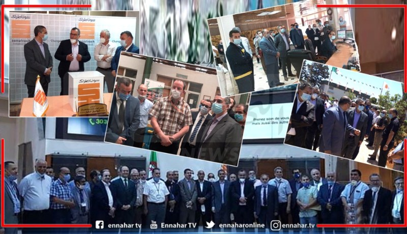 الرئيس المدير العام لمجمع سوناطراك في زيارة إلى منشآت المنطقة الصناعية لأرزيو بوهران