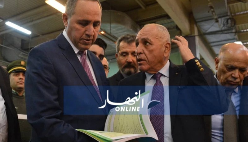 بالصور..ميهوبي يدشن تجهيزات ومعدات عصرية للطباعة