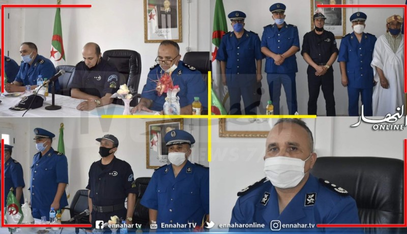 النعامة: تنصيب رئيس أمن دائرة العين الصفراء الجديد