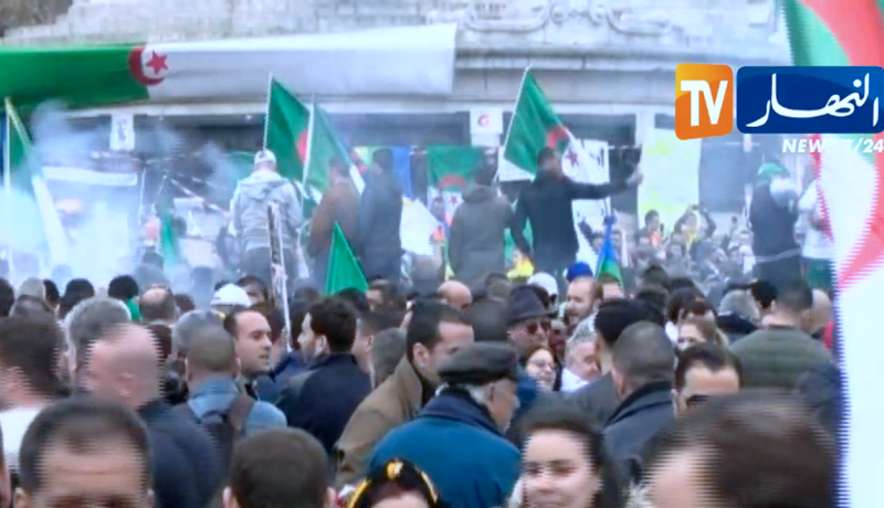 بالصور… الجالية الجزائرية في مسيرات سلمية دعما للحراك الشعبي