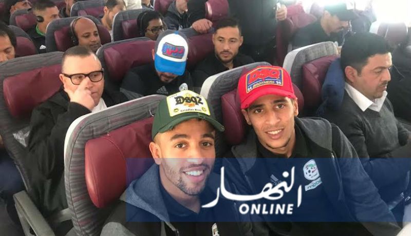 بالصور..هكذا كانت أجواء سفرية الخضر إلى الدوحة