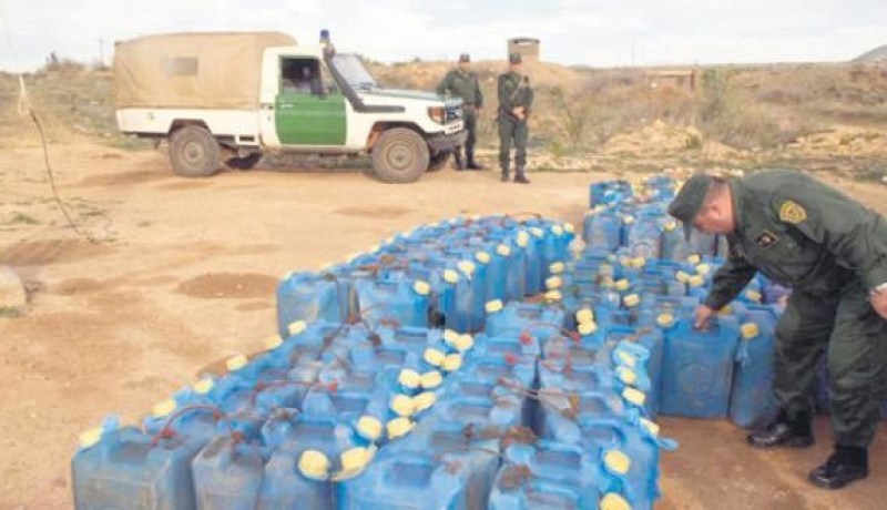 حجز 3.150 لترا من الوقود كانت مهيأة للتهريب بتلمسان