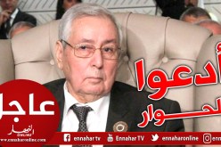 بن صالح يدعو الطبقة السياسية والمجتمع المدني والشخصيات الوطنية لإختيار الحوار الشامل