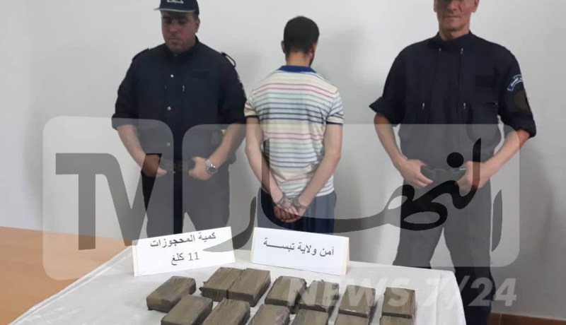 توقيف شخصين بحوزتهما 11 كلغ من “الزطلة” بتبسة
