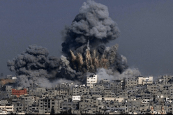 إصابة 3 أطفال إثر قصف صهيوني على منزل في غزة