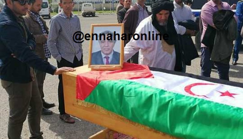 بالصور.. وصول جثمان الدبلوماسي الصحراوي أحمد بوخاري إلى مطار الجزائر