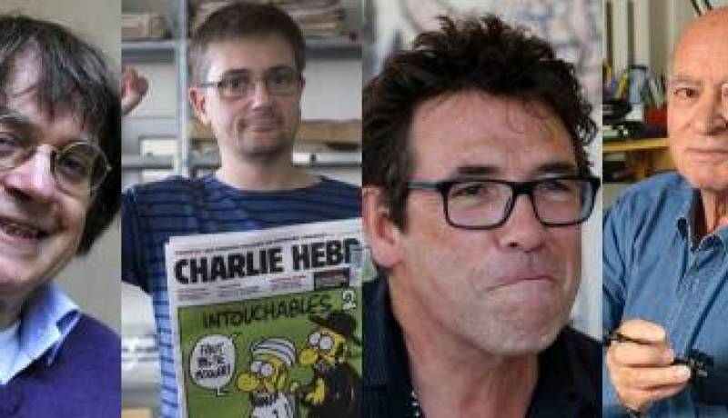 أربعة من أبرز رسامي الكاريكاتير في شارلي إيبدو قتلوا في اعتداء مسلح