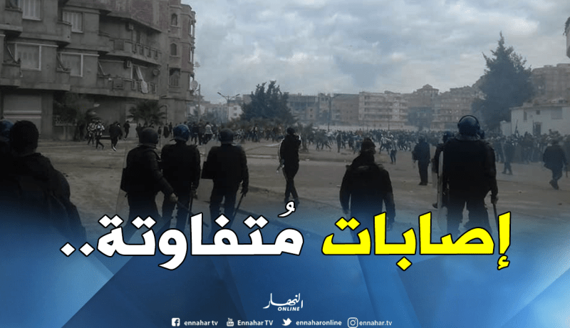 إصابة 45 شُرطيا بعد أحداث الشغب بملعب جيجل!