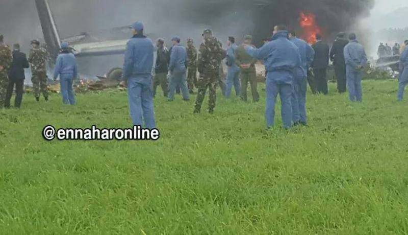 إصابة مزارع بحروق بليغة في حادث تحطم الطائرة العسكرية المنكوبة