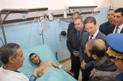 بالصور.. والي قسنطينة يزور جرحى حملاوي بالمستشفى الجامعي