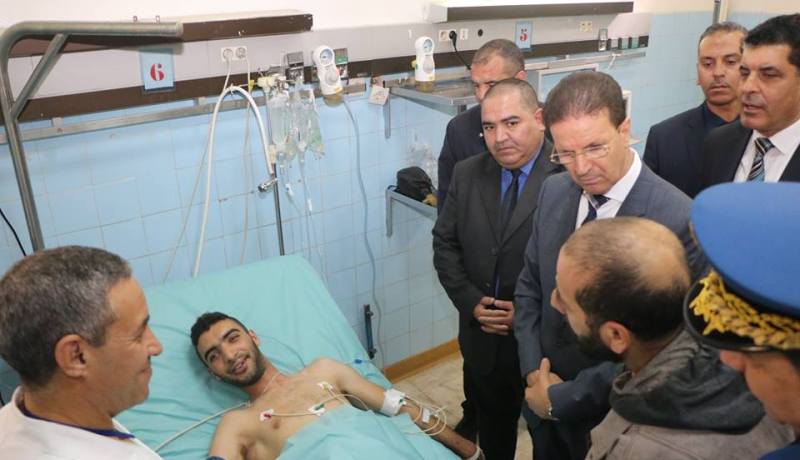 بالصور.. والي قسنطينة يزور جرحى حملاوي بالمستشفى الجامعي