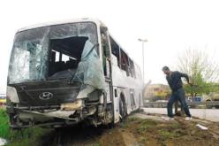 قتيلان و31 جريحا في حادث انقلاب حافلة بالقرب من مدينة النعامة