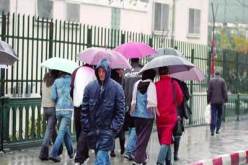 اضطراب جوي مرفوق  بأمطار رعدية وبرد ابتداءا من الظهيرة