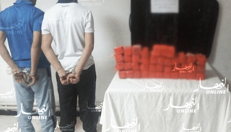 توقيف شخصين وحجز رطل من الكيف المعالج بسيدي بلعباس