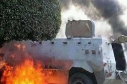 إصابة 3 شرطيين في تفجير مدرّعة شمال سيناء في مصر