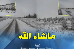 بالصور ..سطيف تتزين بالحلة البيضاء