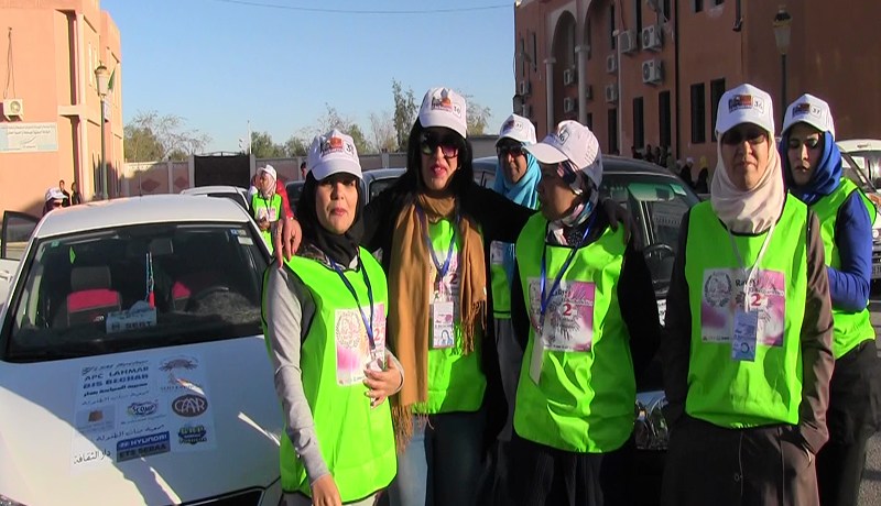 100 امرأة يشاركن في الطبعة الثانية لرالي السيارات ببشار