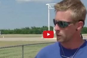 بالفيديو.. مظلي تعطلت مظلته في السماء