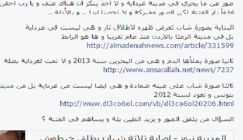 الفتنة نائمة لعن الله من أيقظها
