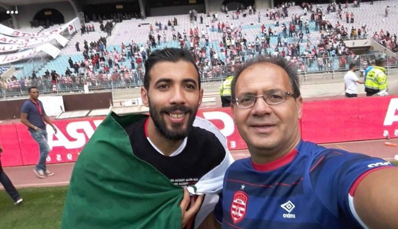 “بلخيثر” يحتفل بالتتويج بكأس تونس !