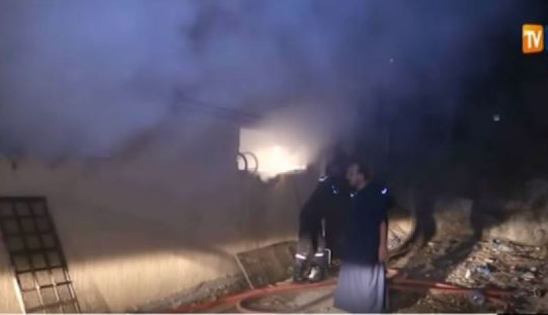 بالفيديو.. حريق بمصلحة الأرشيف لمقر الدائرة الجديدة ببشار