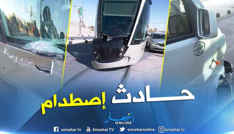 بالصور.. ترامواي ورقلة يتعرض لحادث إصطدام