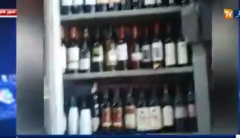 بالفيديو محل للمواد الغدائية و المشروبات الكحولية في الجزائر