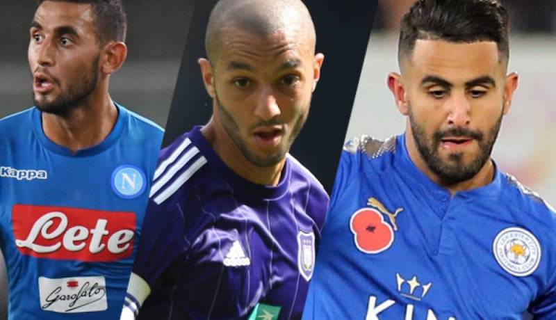 ثلاثي جزائري مرشح لجائزة أحسن لاعب مغاربي 2017