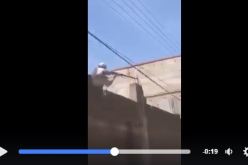 بالفيديو .. شيخ يحاول قتل ابنه ببندقية صيد بعد خلافات عائلية