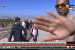 فيديو.. عون أمن يعرقل عمل صحفية النهار بمنتزه الصابلات ويقطع البث بيده