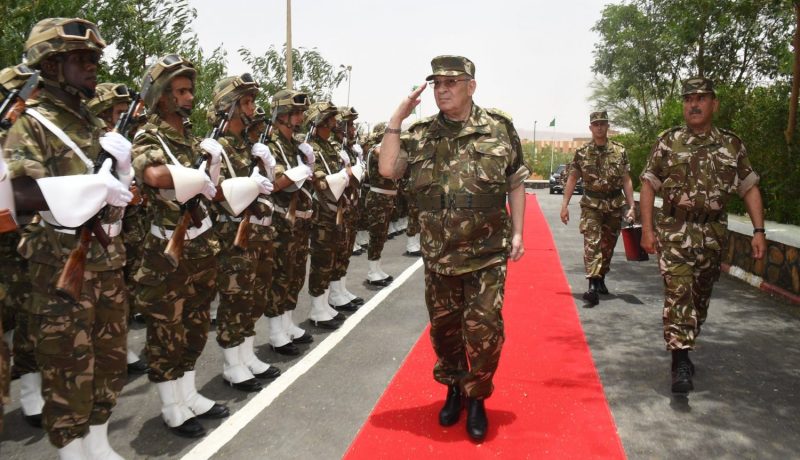 قايد صالح يشيد بالجهود المبذولة لحماية الحدود الجنوبية للبلاد
