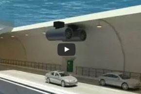 بالفيديو والصور.. النرويج تبني أول نفق عائم تحت الماء
