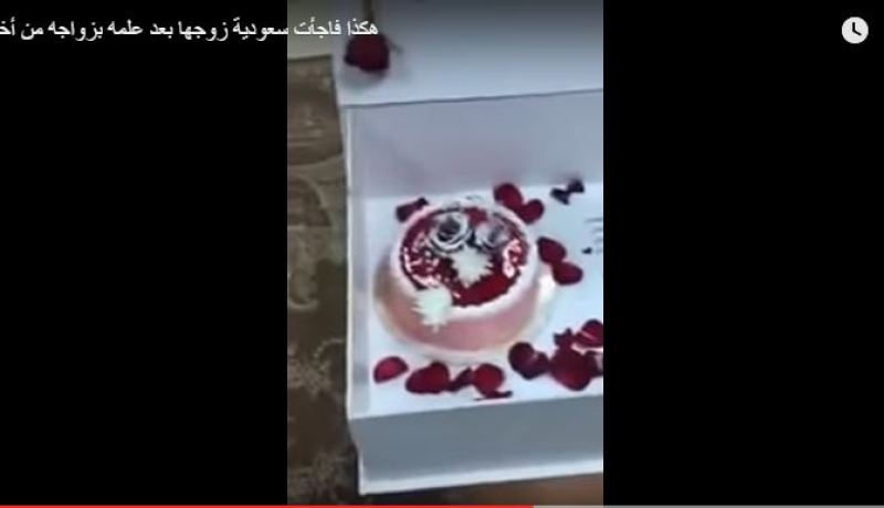 بالفيديو.. هكذا فاجأت إمرأة زوجها بعد علمها بزواجه من أخرى