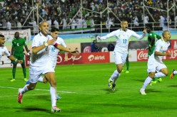 نهاية الشوط الأول بفوز الخضر هدف دون مقابل على مالاوي