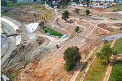 ظهور تشققات على مستوى حديقة باردو في قسنطينة