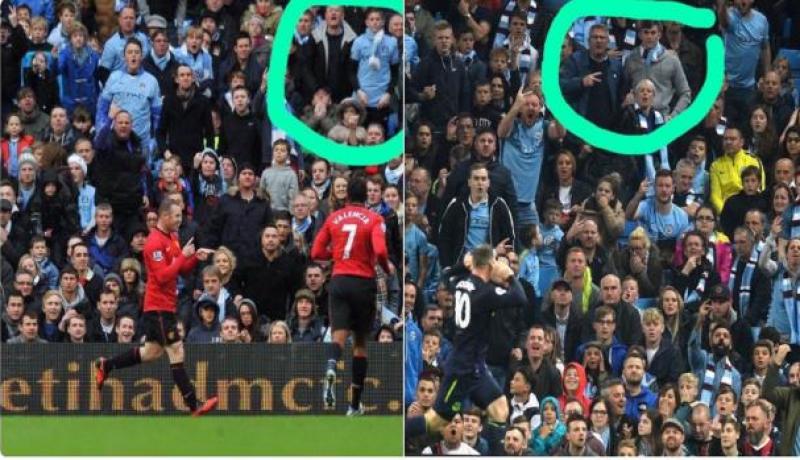 صدفة غريبة .. روني يبكي ثانية مشجعين من السيتي بعد 4 سنوات !