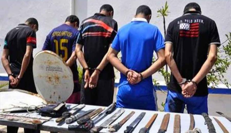 توقيف 34 شخصا وحجز 12 سلاحا أبيض بالعاصمة وتيبازة