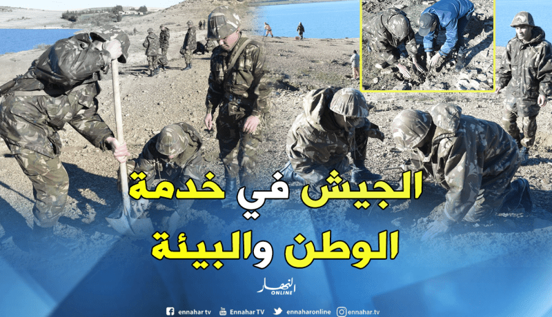 بالصور…الجيش يساهم في غرس 7500 شجيرة بتيارت