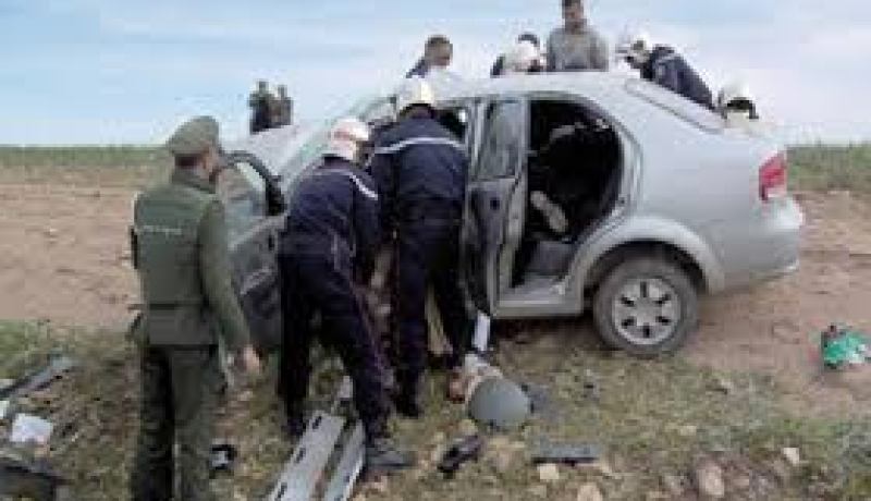 خمسة قتلى وجريحين في حادثي مرور بتيارت