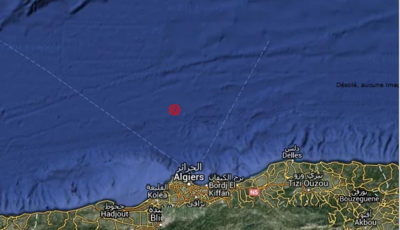 تسجيل هزة ارضية بقوة 2,8 شمال غرب الدويرة بالجزائر العاصمة