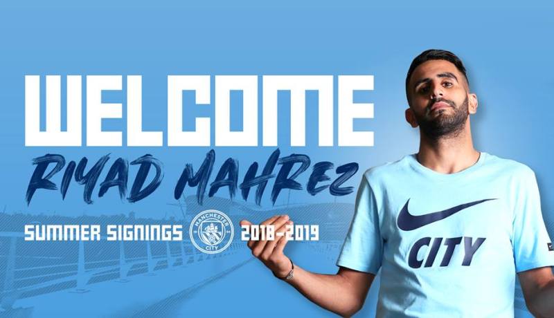 رسميا.. محرز ينضم لمانشستر سيتي