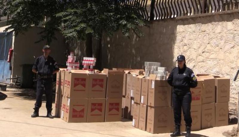 إحباط محاولة تهريب السجائر ومادة التبغ الى أوروبا