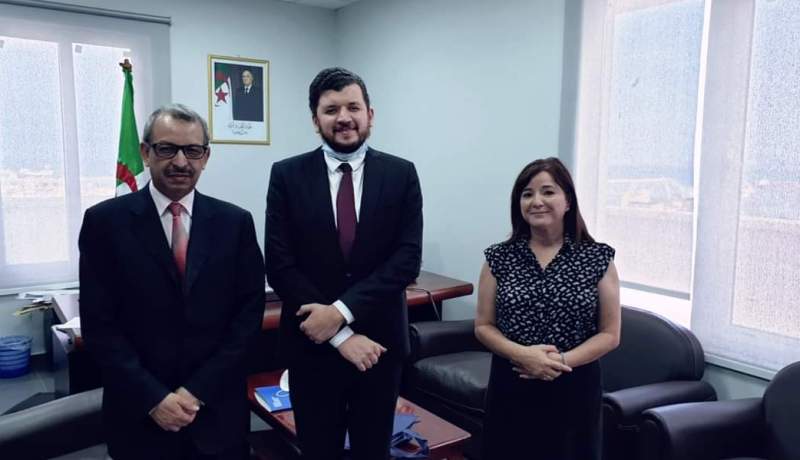 ياسين وليد يستقبل ممثل المنظمة العالمية للملكية الفكرية في الجزائر