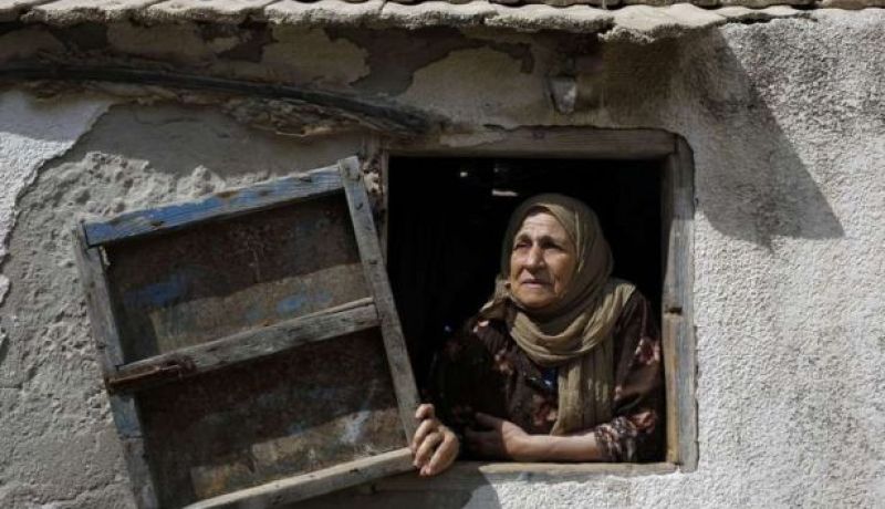لاجئون فلسطينيون يزرعون اسطح منازلهم حتى لا ينسوا اراضيهم