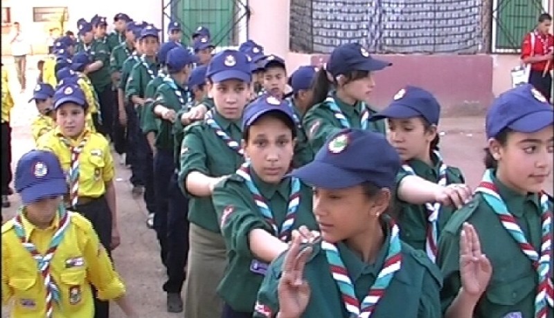 وفد من الكشافة الإسلامية الجزائرية يشرف على دورة تدريبية بغزة