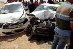 وفاة 3 أشخاص من عائلة واحدة وإصابة آخرين بحادث مرور ببسكرة
