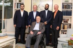 بالصور…ولي العهد السعودي يزور بوش الأب والإبن في تكساس !